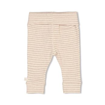 Broek rib met streep - The Magic is in You taupe