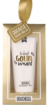 100% Leuk Douchegel tube in doosje – Goud waard
