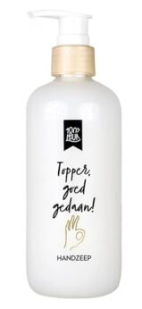 100% Leuk Handzeep 300ML – Topper goed gedaan