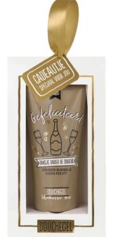 100% Leuk Douchegel tube in doosje – Gefeliciteerd