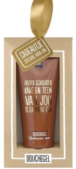 100% Leuk Douchegel tube in doosje – hoofd schouder knie en teen