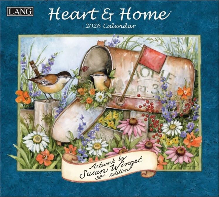 Heart & Home-Lang kalender 2026