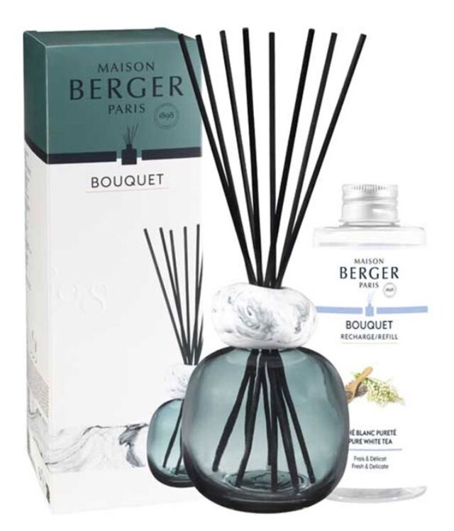 Maison Berger parfumverstpreider Mineral Bleu Marbre Blanc Thé Blanc Pureté