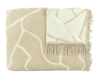 Plaid Lineas naturel