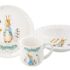 Beatrix Potter Kinderserviesje Peter Rabbit 3 delig