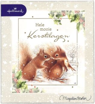 Marjolein Bastin 16 kerstkaarten eekhoorns