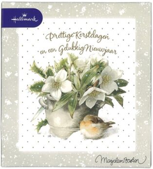 Marjolein Bastin 16 kerstkaarten vogel&plant