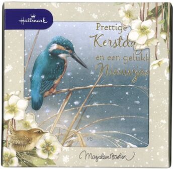 Marjolein Bastin IJsvogel 8 kerstkaarten met envelop