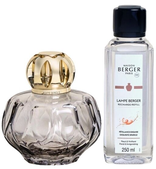 Lampe Berger Rosalie Gris set