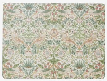 placemats Strawberry thief green