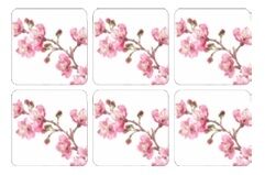 coasters Pink Blossom