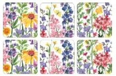 Coasters Wildflowers