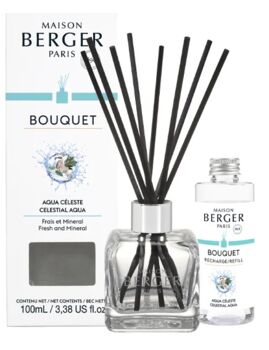 Maison Berger bouquet Cube - Aqua Celeste.