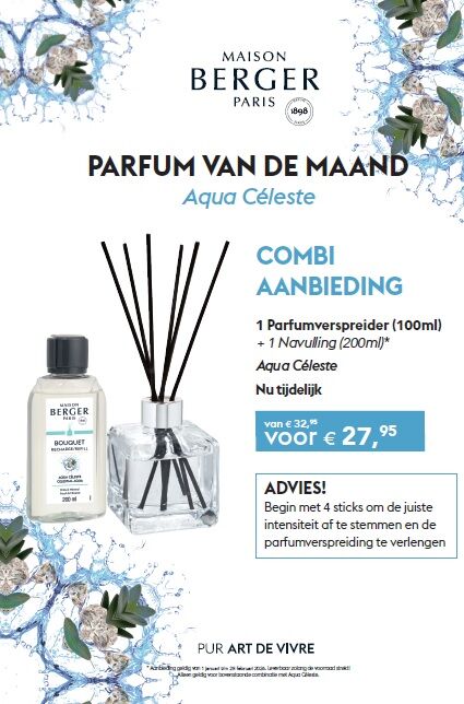 Cycle 1 2026 geurstokjes Aqua Seleste