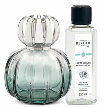 Lampe Berger Corali verte set