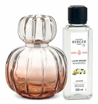 Lampe Berger Corali rose set