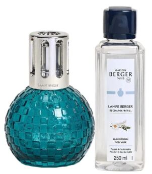 Lampe Berger Disco Verte set