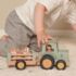 Little Dutch Traktor met Trailer Little Farm j