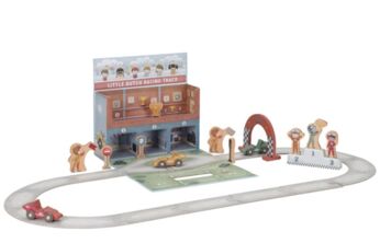 Little Dutch speelkoffer met racebaan