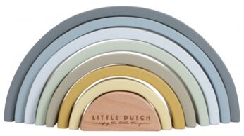 Little Dutch houten regenboog blauw3
