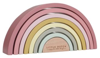 Little Dutch houten regenboog roze