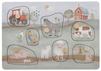 Little Dutch geluidenpuzzel Little Farm