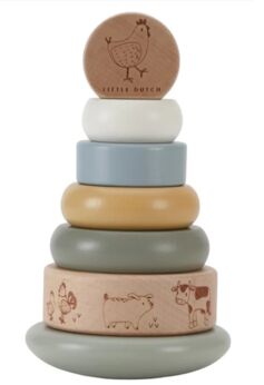 Little Dutch Tuimelstapelaar Little Farm groen