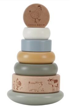 Little Dutch Tuimelstapelaar Little Farm groen