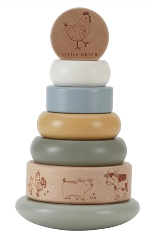 Little Dutch Tuimelstapelaar Little Farm groen