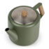Bredemeijer theepot Boston 1,1l legergroen close up