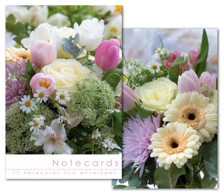 10 Notecards Leonard Roses & Gerbera's W150.jpg
