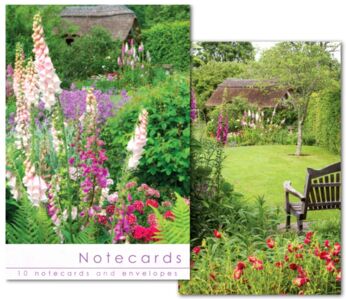 10 Notecards Leonard Cottage Garden