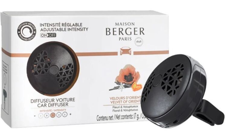Maison Berger autoparfumset ON-OFF Black Petillance Excuise