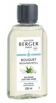 Berger navulling stokjes Eau d'Aloé 200ml
