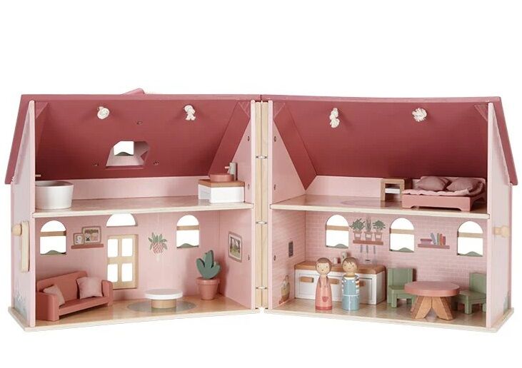 Little dutch draagbaar poppenhuis open