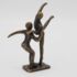 Bronzen beeld modern klein danspaar