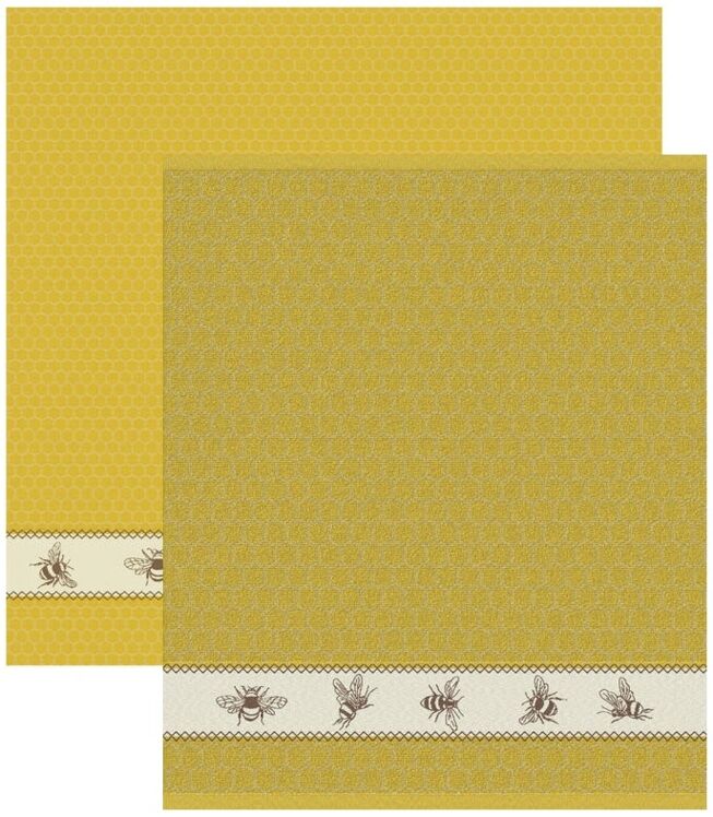DDDDD Bees Yellow Keuken en theedoek