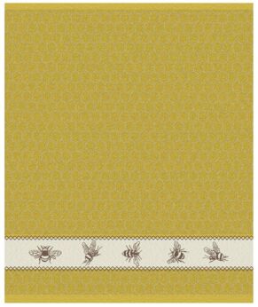 DDDDD Bees Yellow Keukendoek
