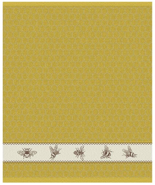 DDDDD Bees Yellow Keukendoek