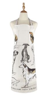 Country Dogs cotton Apron