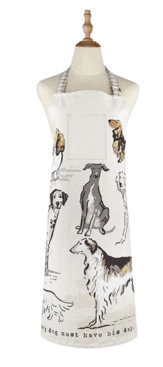 Country Dogs cotton Apron