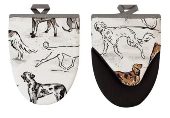 Country Dogs Microwave mitts