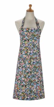 confetti floral katoenen schort