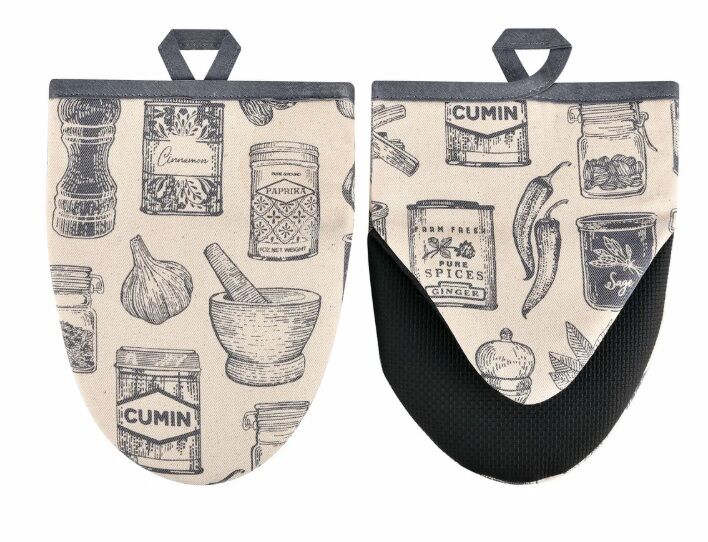 Herb&spices microwave mitts