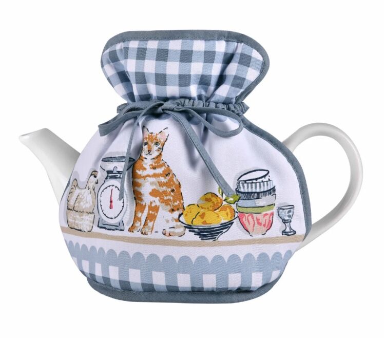 Pantry cats muff tea cosy