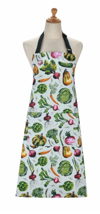 vegetable medley cotton apron