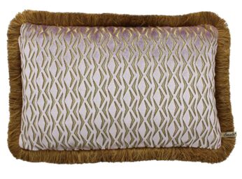 Claudi Lepossa EXCLUSIVE 30 x 45 cm Lilac + Fringe Dark Gold