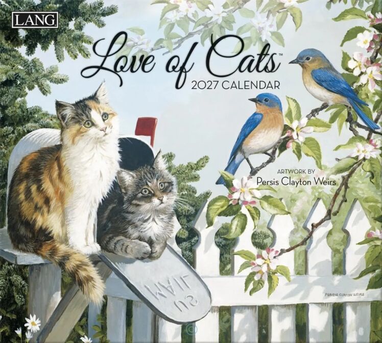 Love of Cats-Lang kalender 2027