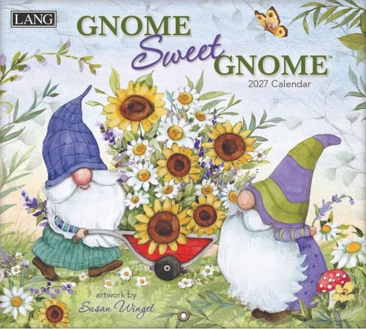 Gnoom Sweet Gnome-Lang kalender 2027