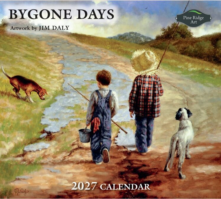 Bygone Days Jim Daly Pine Ridge Art kalender 2027